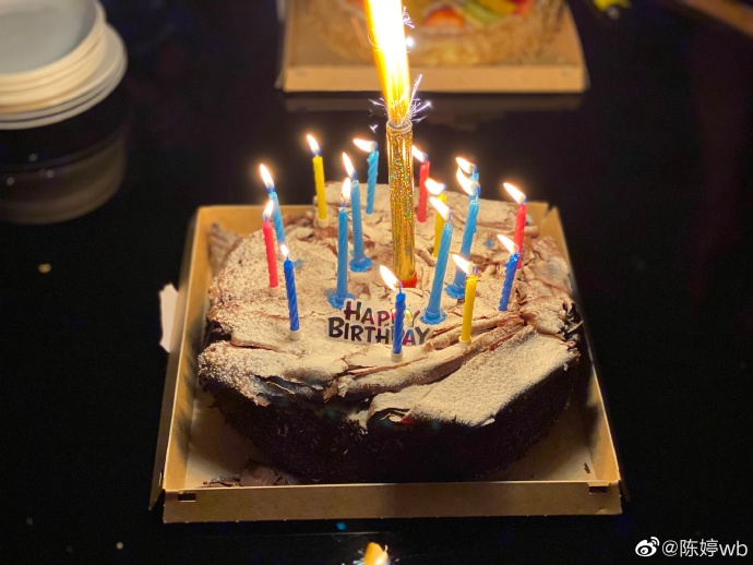 张艺谋妻子陈婷为二儿子庆生 网友:爸爸去哪儿了?