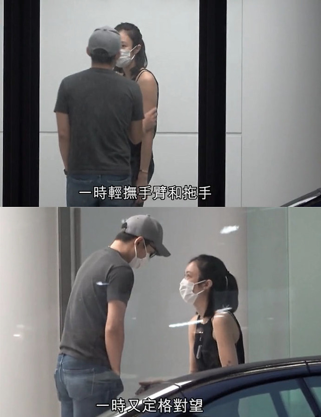 霍启仁骑在女友的腿上 与性感女友深情秀恩爱