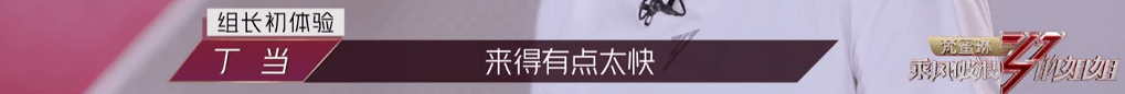 乘风破浪的姐姐丁当太难了 恕我直言她并不无辜