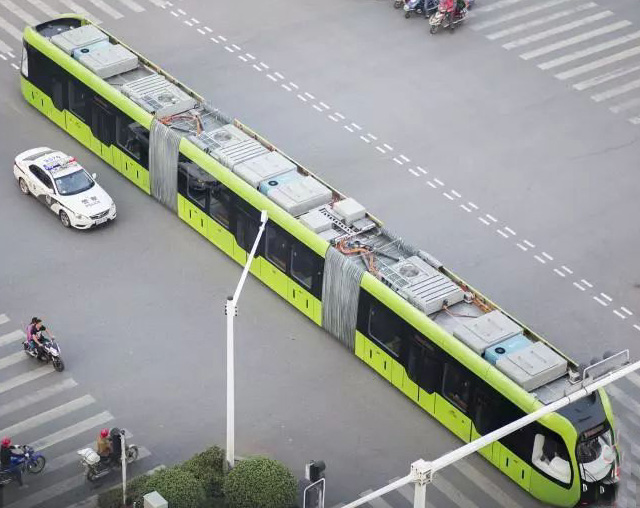 中国智轨列车运行图,智轨列车的原理介绍