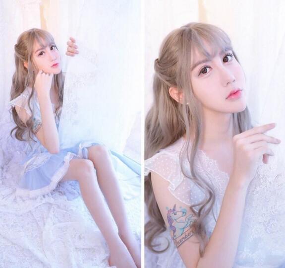 刘梓晨为什么叫金针菇?刘梓晨女装照片组图