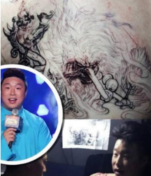 张云雷胸口纹身是啥图案,德云社成员好像都有纹身