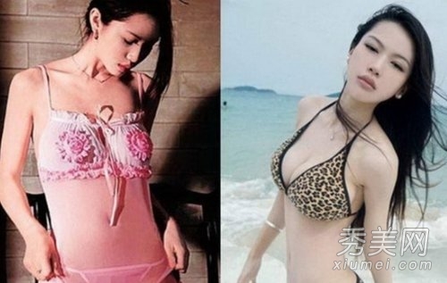 杨幂柳岩刘雨欣 G奶女星真假胸器PK