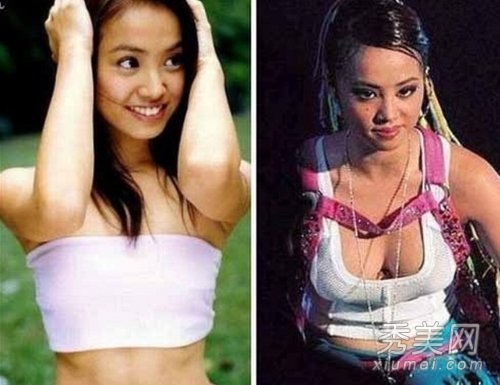 杨幂柳岩刘雨欣 G奶女星真假胸器PK