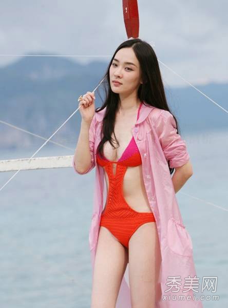 郭美美泳装照胸小 女星真实身材鉴定