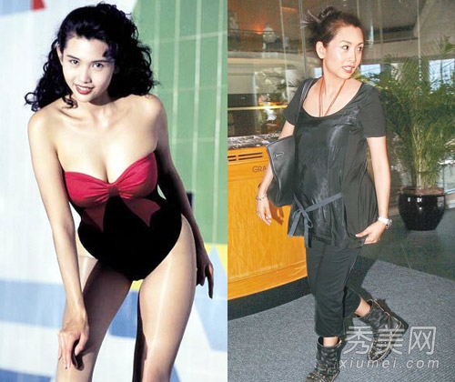 安雅产后暴肥 昔日三级片女星发福变残