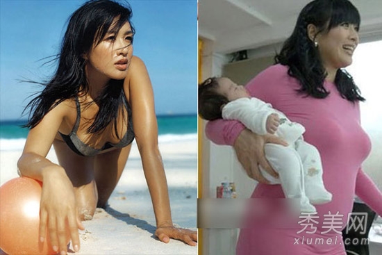 安雅产后暴肥 昔日三级片女星发福变残