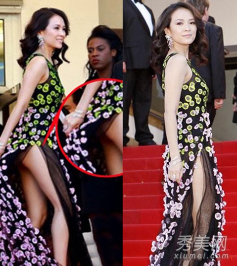 20大女星穿高衩裙 开到胯骨露底