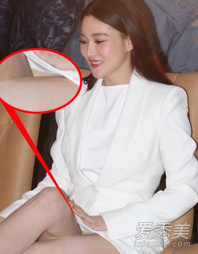 马苏走光露臀 女星着装不当春光乍泄