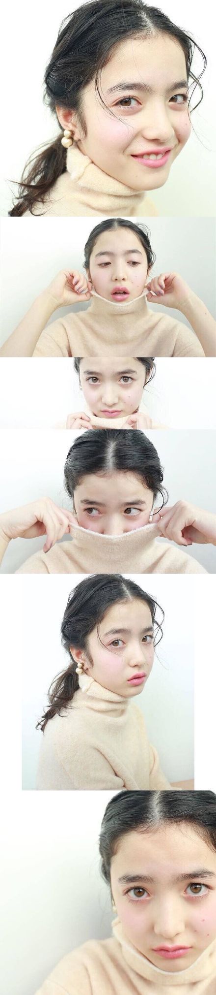 13岁日法混血小模特山田直美个人资料照片_山田直美照片