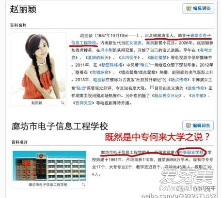 赵丽颖的学历是什么 赵丽颖是哪个学校毕业的