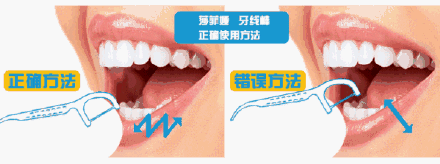 牙线棒怎么用 牙线棒使用方法图示