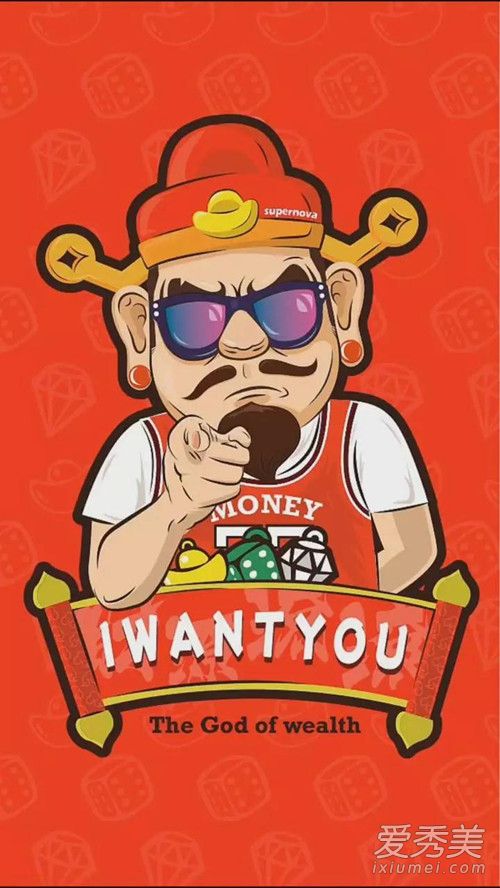 抖音财神爷壁纸 抖音财神爷高清无水印图片