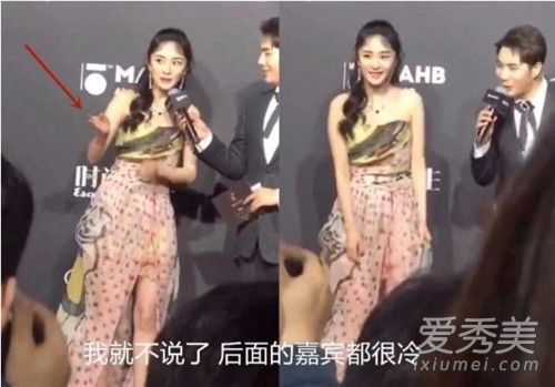 杨幂零下穿薄纱照片 是敬业还是做作?