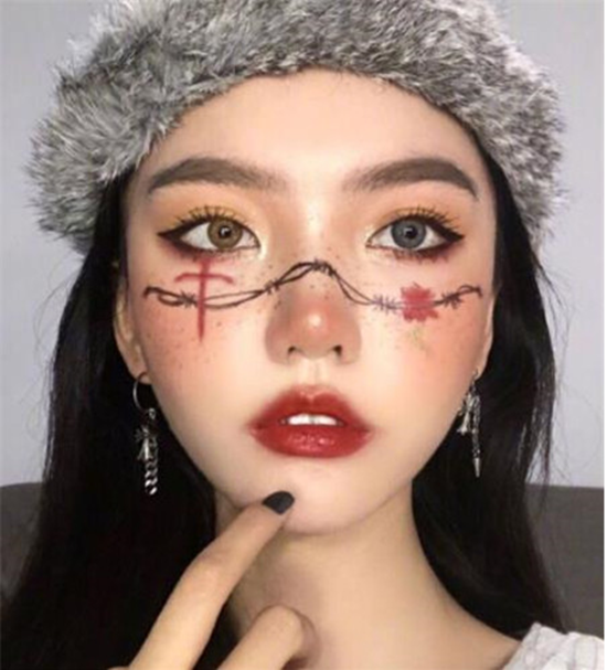 万圣节妆容图片大全高清无水印