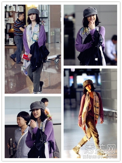 周迅杨幂徐静蕾 街拍随意混搭照样很美