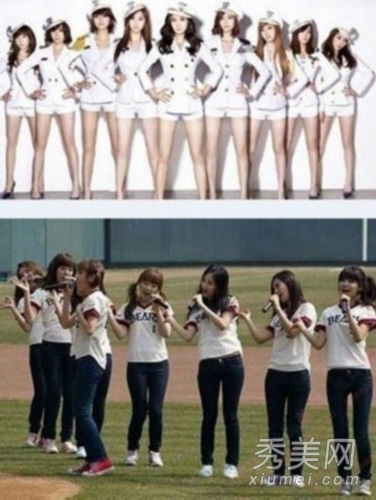 少女时代整容前后 允儿Jessica旧照坑爹