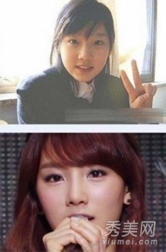 少女时代整容前后 允儿Jessica旧照坑爹