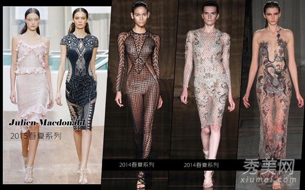 时装周“薄露透” T台各种透视装