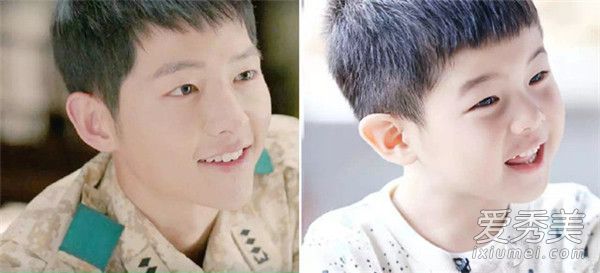 安吉有多像东北宋仲基?看完对比照不得不信_沙溢儿子照片