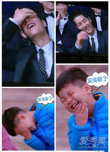 安吉有多像东北宋仲基?看完对比照不得不信_沙溢儿子照片