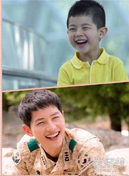 安吉有多像东北宋仲基?看完对比照不得不信_沙溢儿子照片