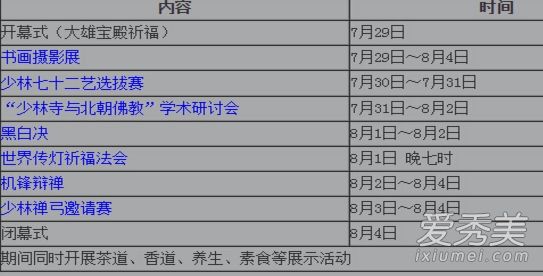 少林寺无遮大会是什么 少林寺无遮大会有哪些人有什么项目