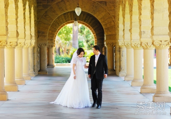 刘晓庆美国结婚 婚礼现场婚纱照曝光
