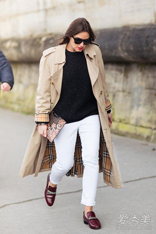宽松毛衣配什么外套 宽松毛衣打底穿什么外套_宽松毛衣怎么搭配外套