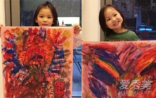 孙俪儿女涂鸦造限量家具 孩子乱画怎么办?