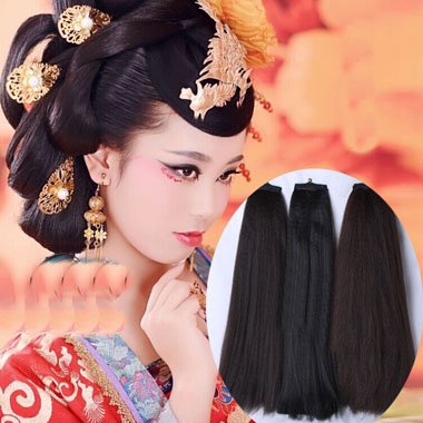 古代圆髻盘发 最简单的女子盘发