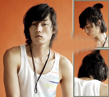 平刘海绑什么头发好看 男生平刘海发型图片