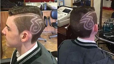 头发一道杠怎么理 男生侧背头一道杠发型