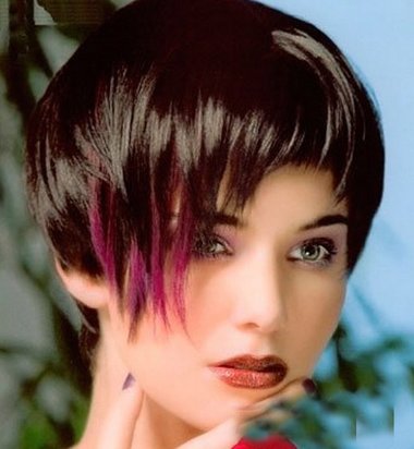 隐藏双色染发 里外两种颜色隐藏染发