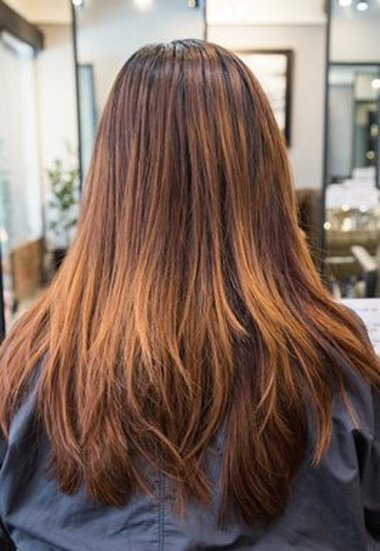 隐藏双色染发 里外两种颜色隐藏染发