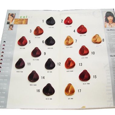 男士头发色板颜色大图 头发颜色大全造型