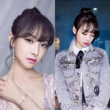 宋茜丸子头露高发际线 宋茜发际线头发多